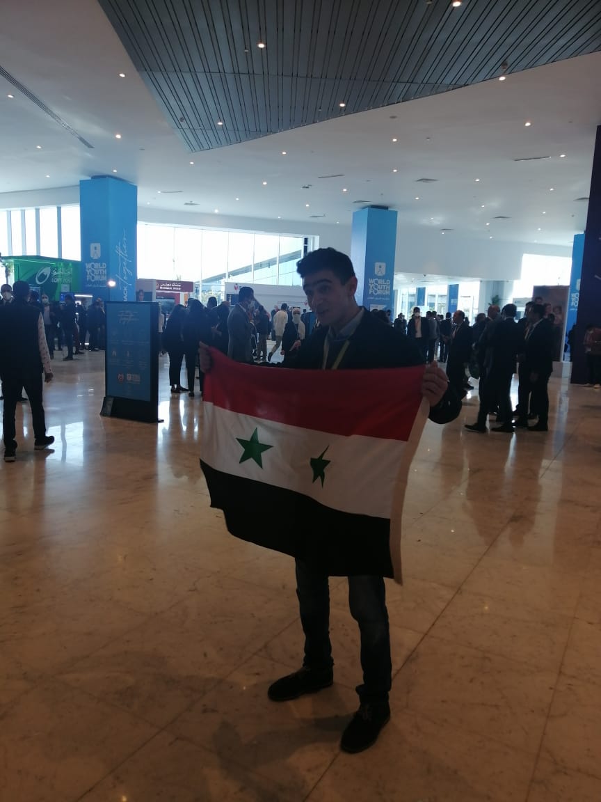 ممثل شباب سوريا بمنتدى شباب العالم