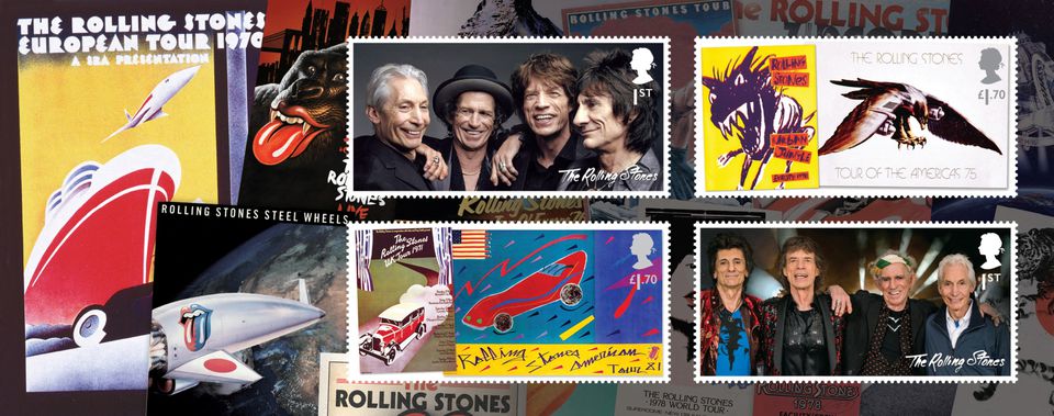طوابع بريد لفرقة Rolling Stones  (3)