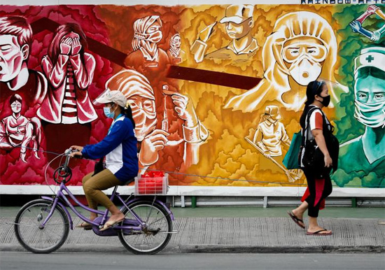 لوحة جدارية فى مانيلا