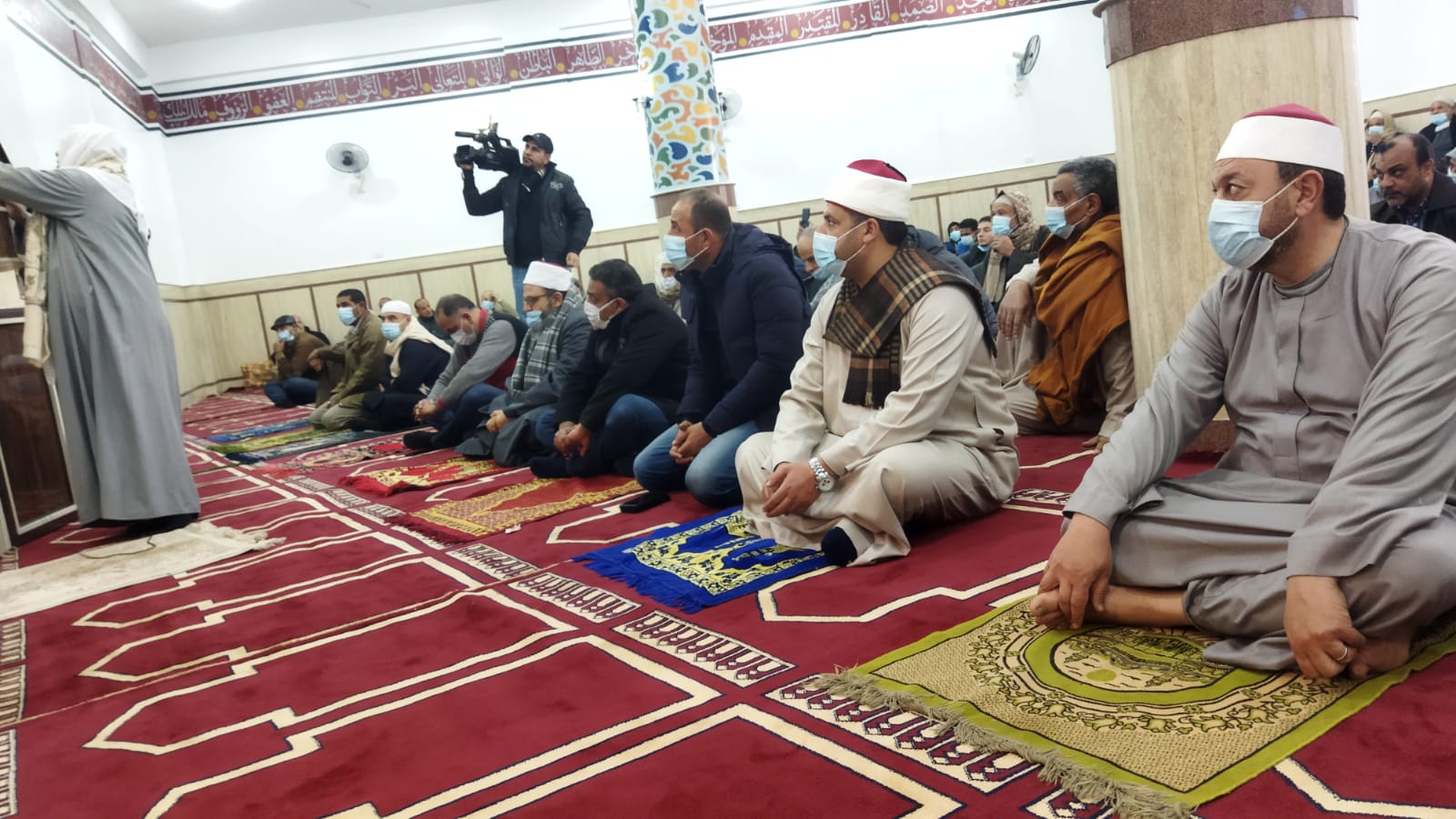 افتتاح مسجد عزية راشد نائبا عن السيد المحافظ