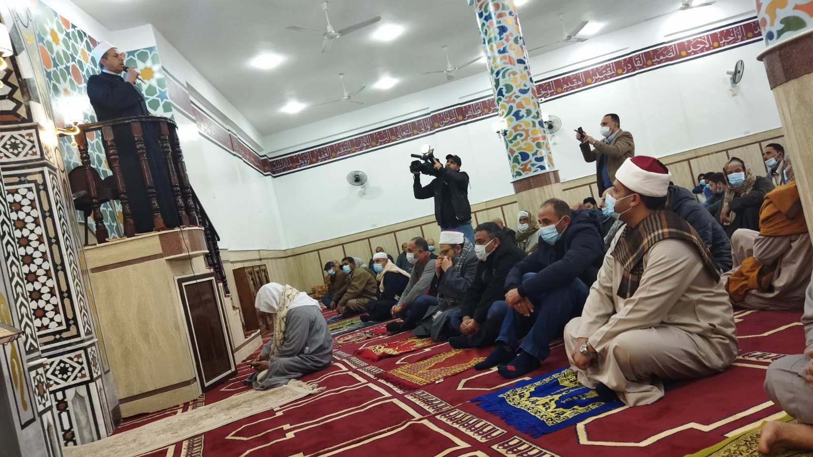 اداء خطبة الجمعة وافتتاح مسجد بفوه