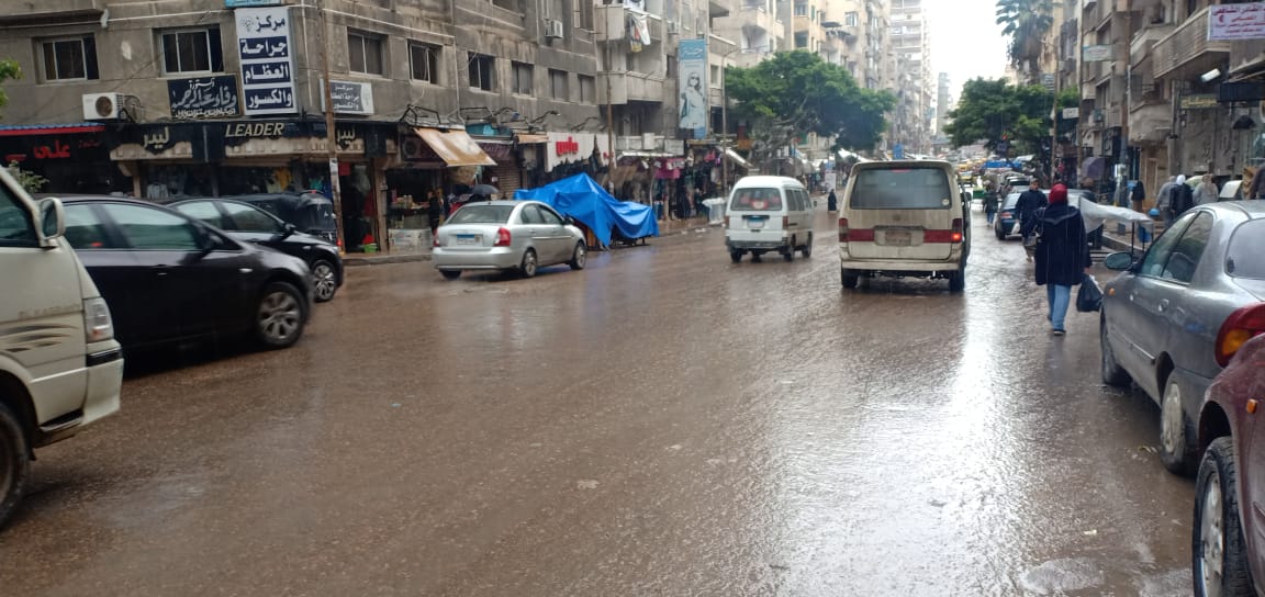 عودة هطول الأمطار على الإسكندرية (2)