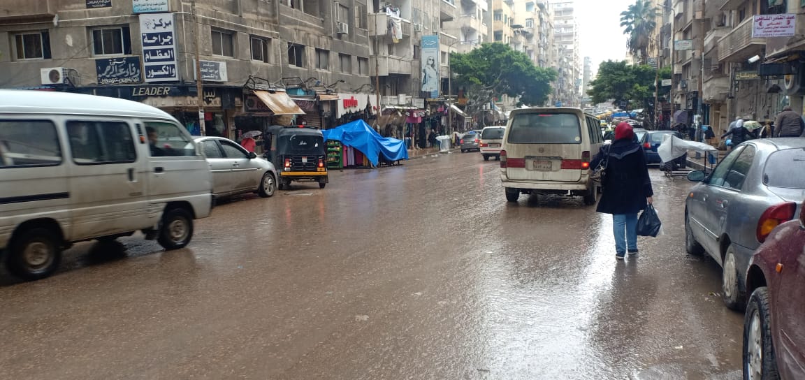 عودة هطول الأمطار على الإسكندرية (3)