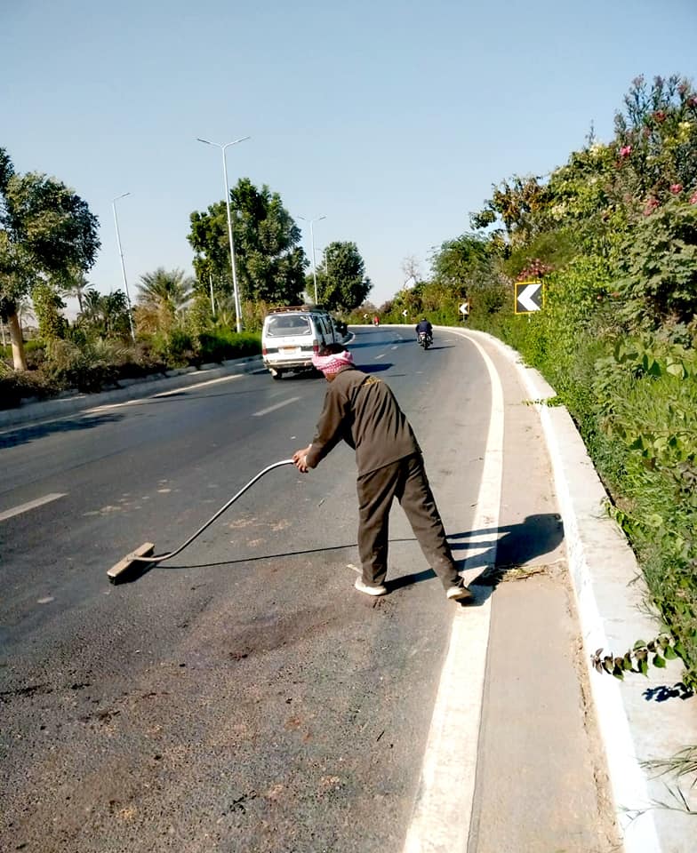 مدينة الأقصر تواصل أعمال النظافة بالأحياء