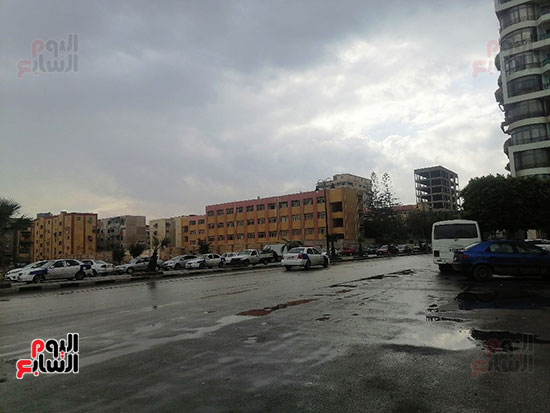 الغيوم في سماء محافظة بورسعيد