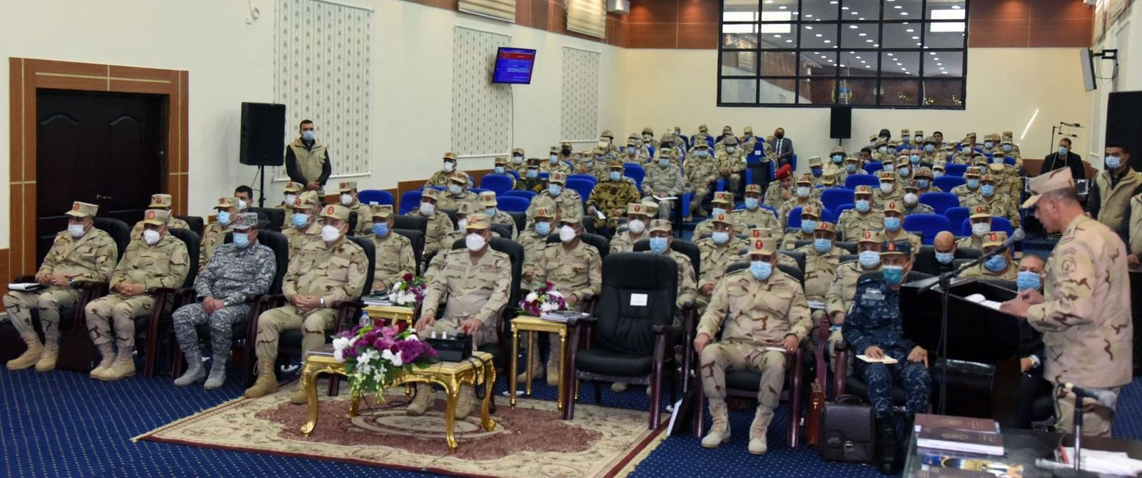 وزير الدفاع يشهد المرحلة الرئيسية لمشروع جالوت 9 بالمنطقة الغربية العسكرية (1)