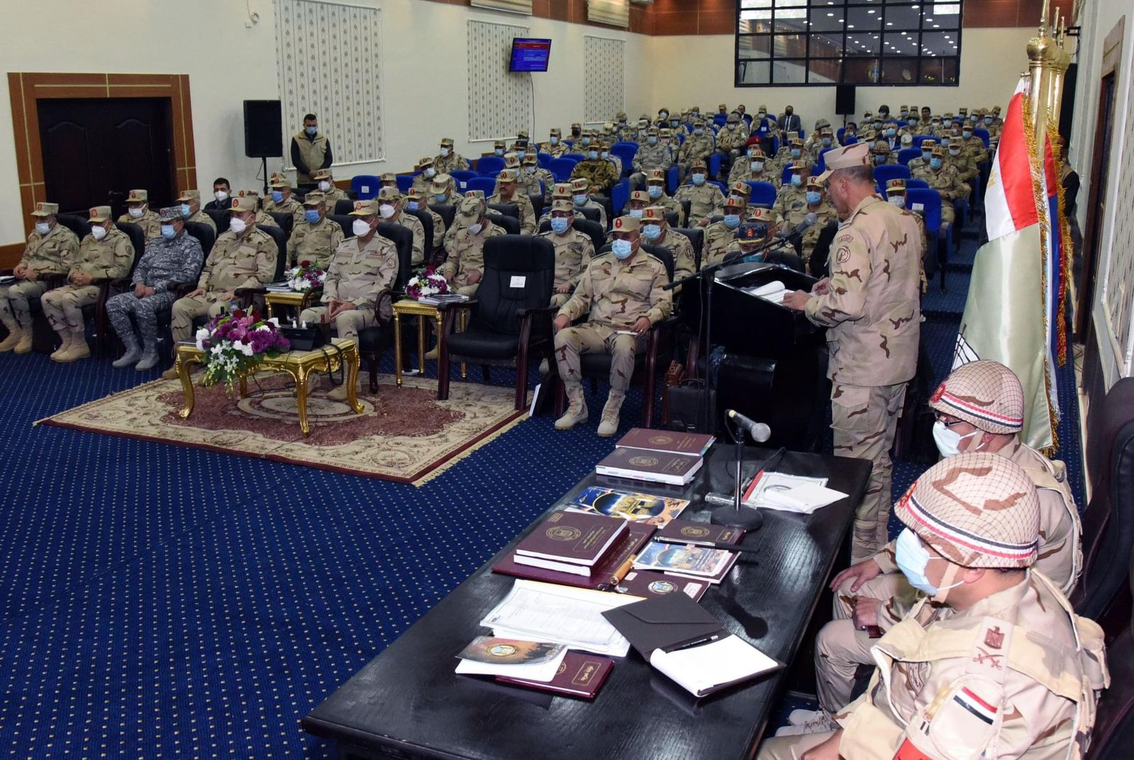 وزير الدفاع يشهد المرحلة الرئيسية لمشروع جالوت 9 بالمنطقة الغربية العسكرية (2)