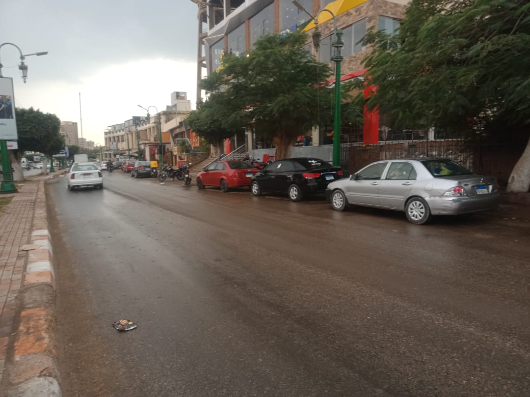 أمطار خفيفة بمختلف مدن المنيا (2)