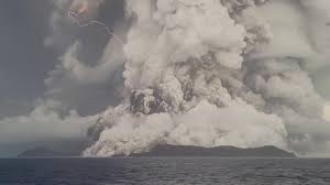 انفجار بركان تونجا