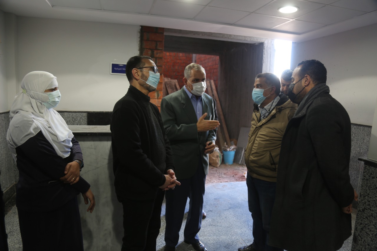 محافظ كفر الشيخ يتفقد مستشفى الصدر الجاري تطويرها