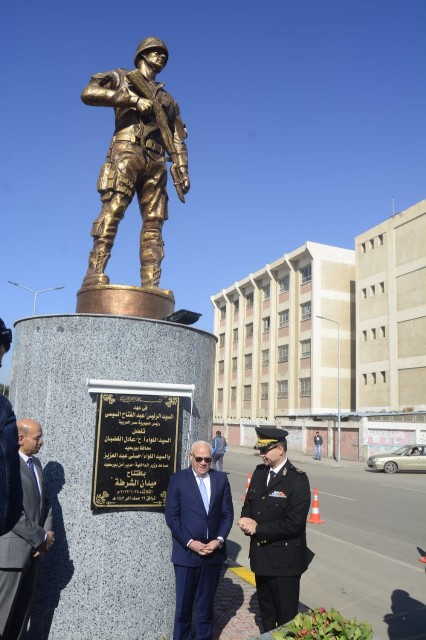 افتتاح ميدان الشرطة ببورسعيد