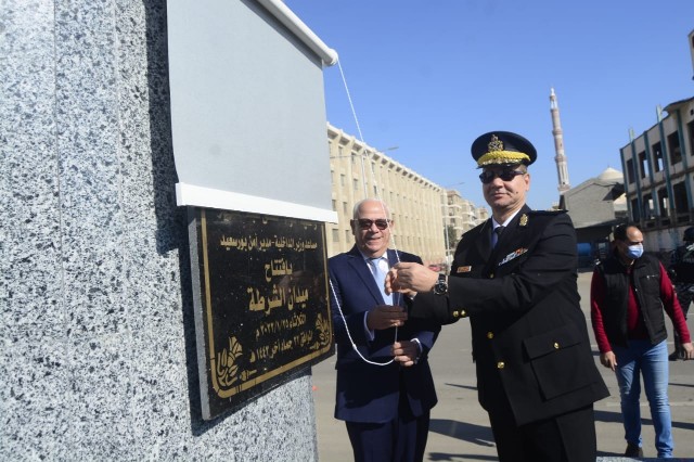 افتتاح ميدان الشرطة في بورسعيد