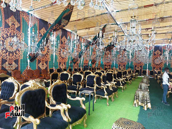 سرادق-عزاء-الكاتب-الصحفي-ياسر-رزق-بمدينة-أبو-صوير-بالإسماعيلية