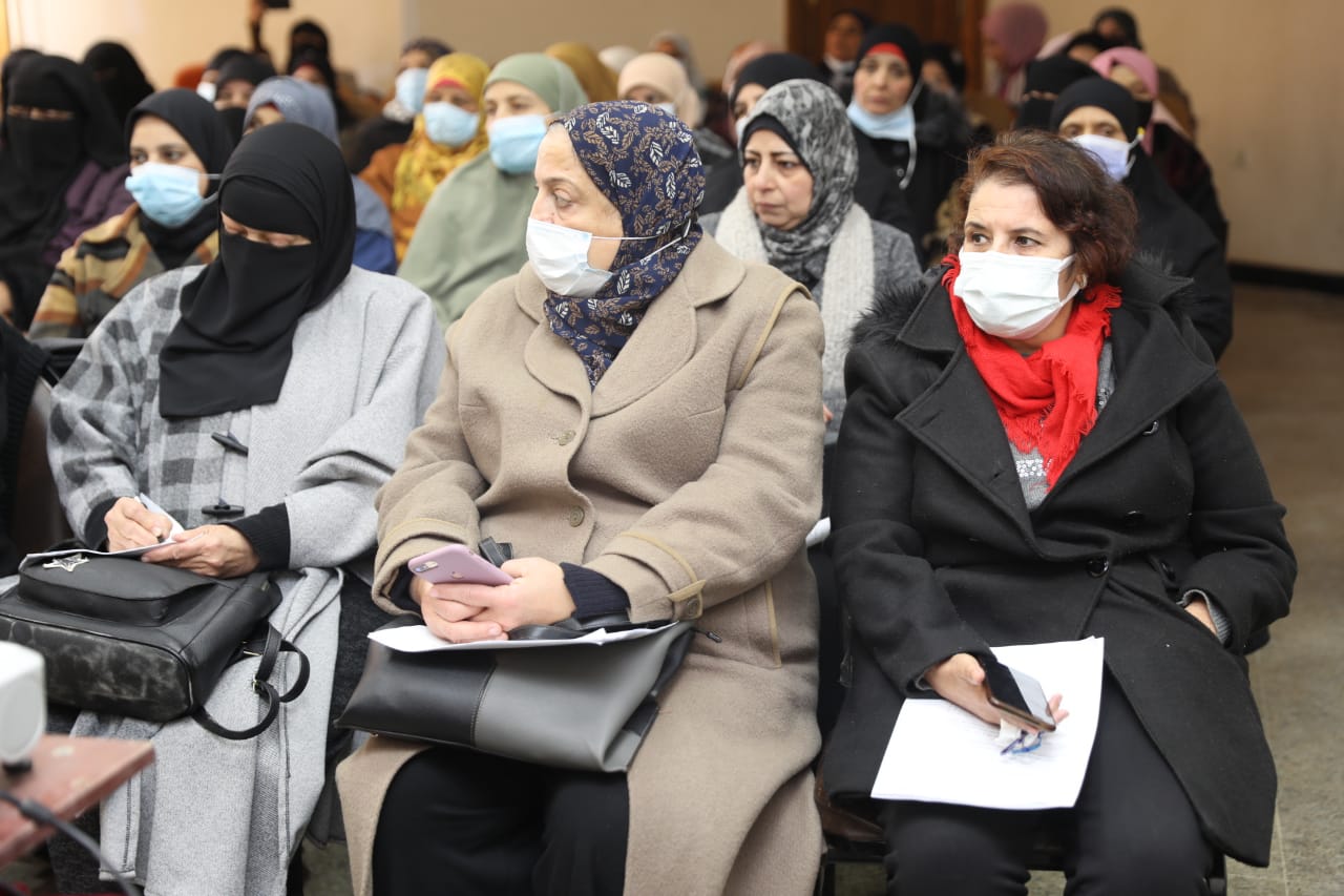 جانب من المشاركات والمتدربات بندوة المجلس القومي للمرأة بكفر الشيخ