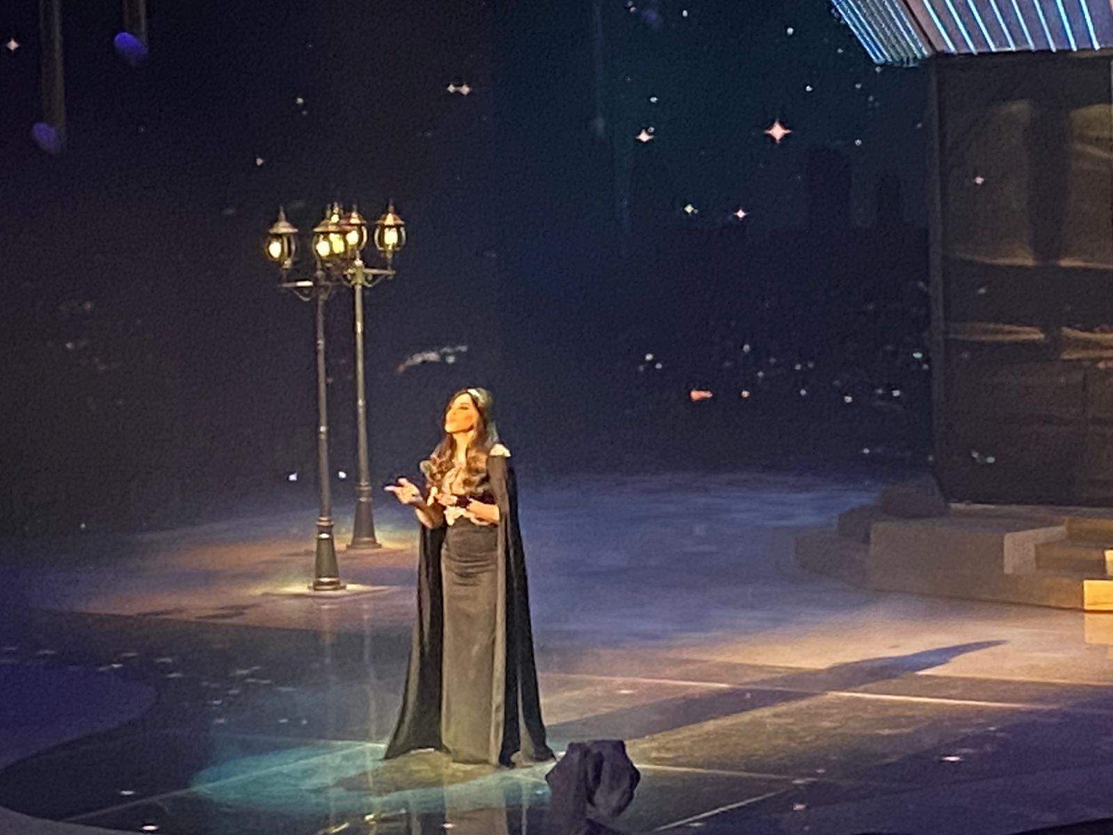 إليسا تغني ديو حلوة يابلدي مع داليدا بخاصية الهولوجرام بحفل جوائز JOY AWARDS  (9)