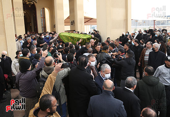جنازة الكاتب الصحفى ياسر رزق (1)