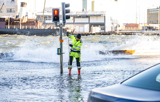 فيضانات تغرق السويد