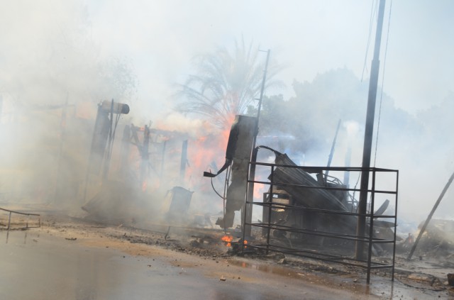  حادث انفجار أنبوبة بوتاجاز داخل أحد المخابز (2)