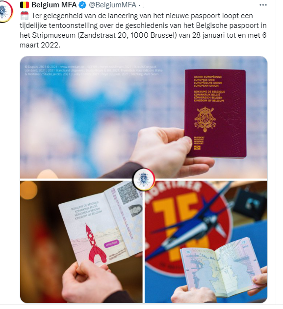 حساب وزارة الخارجية البلجيكية