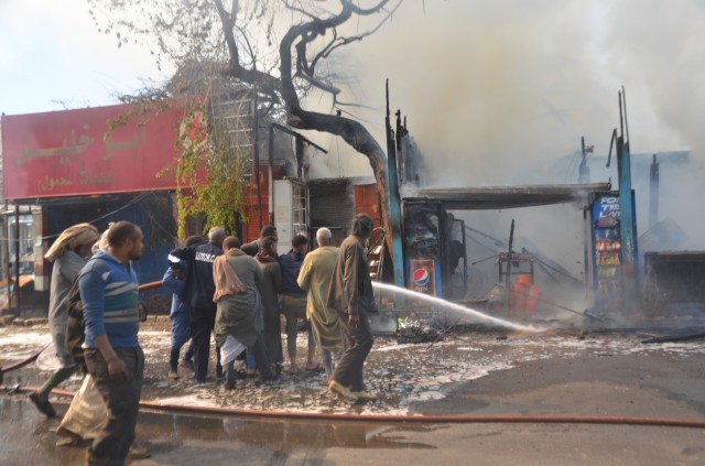  حادث انفجار أنبوبة بوتاجاز داخل أحد المخابز (15)