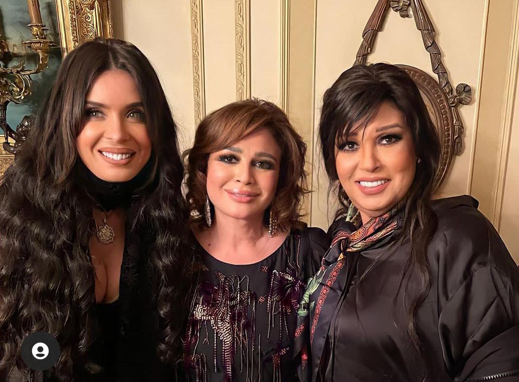 فيفي عبده وإلهام شاهين ودينا فيفي عبده وإلهام شاهين ودينا