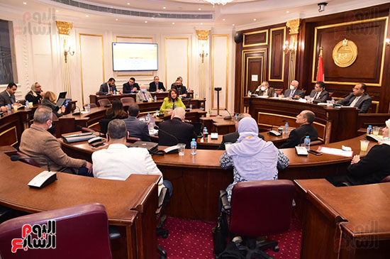 اجتماع لجنة الصحة بمجلس الشيوخ المنعقد لاستكمال مناقشة الدراسة المقدمة من النائبة سهير عبد السلام (5)