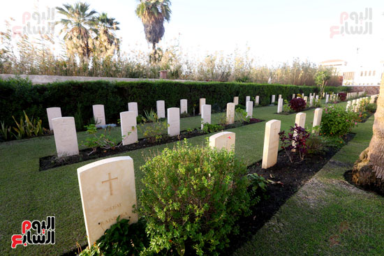 تضم المقابر 1094 مقبرة من بينهم 983 مجند من الذين شاركوا فى الحرب