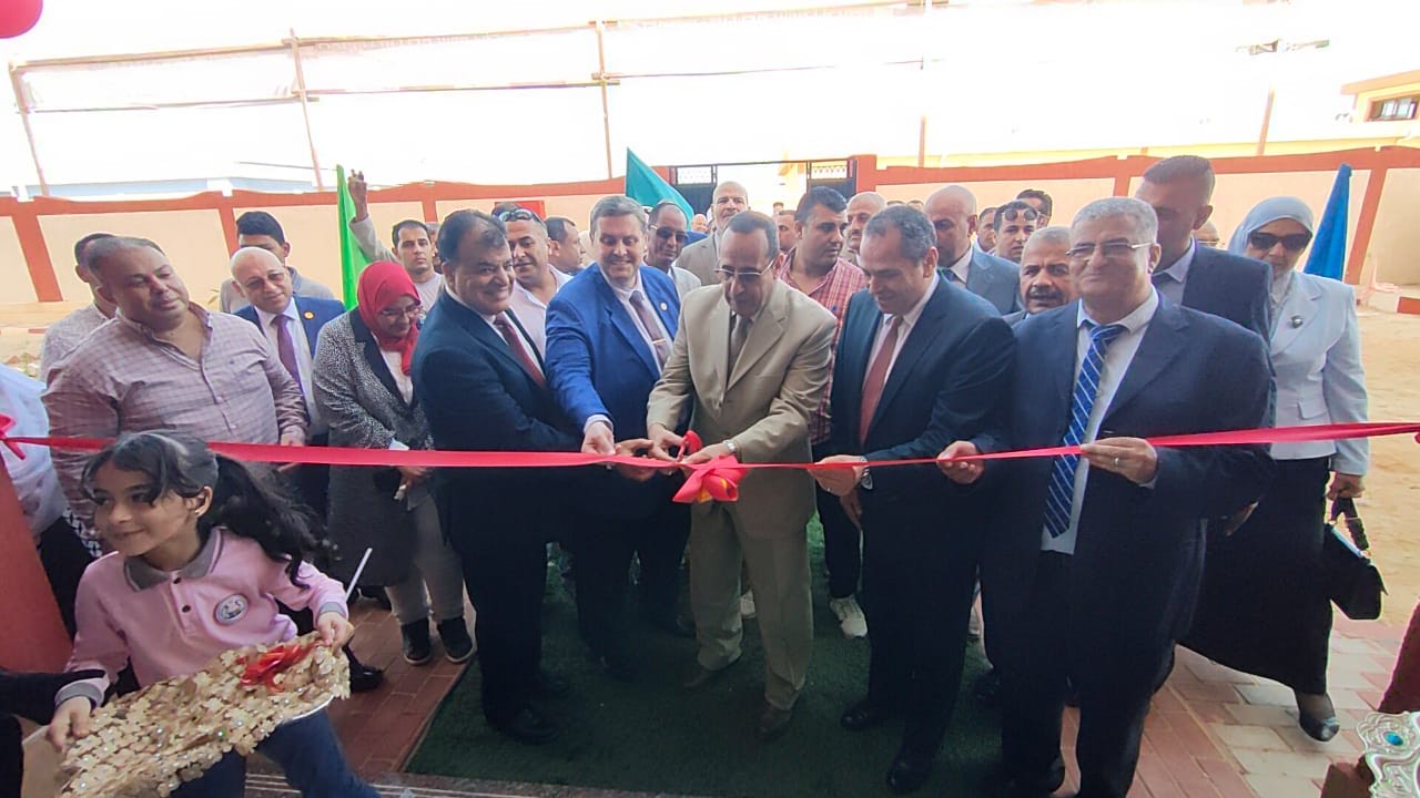 افتتاح مدرسة بالعريش فى محافظة سيناء