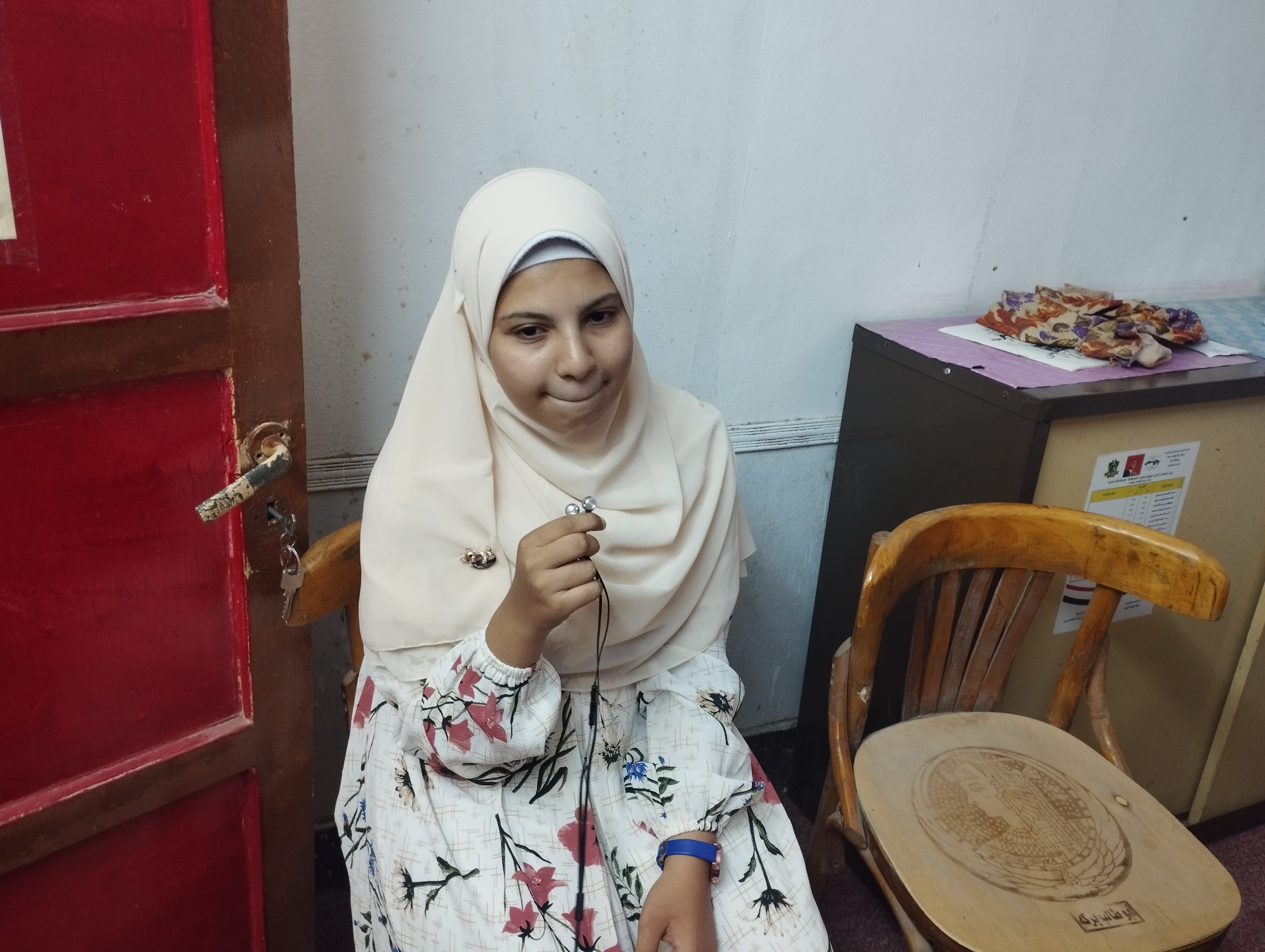 إسراء طالبة الصف الصف الثانى الاعدادى تبدع فى الإنشاد الدينى بالمنيا (3)
