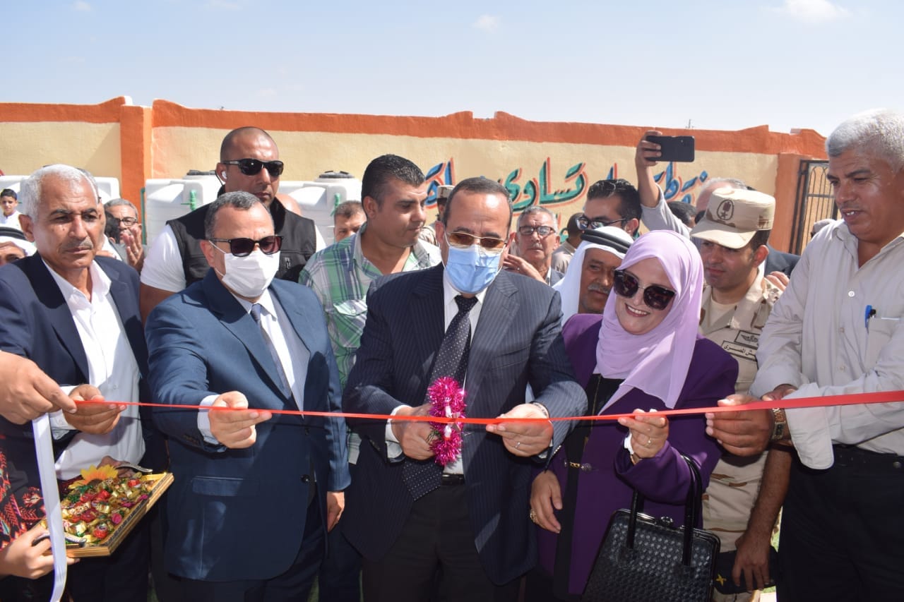 افتتاح مدرسة بالشيخ زويد