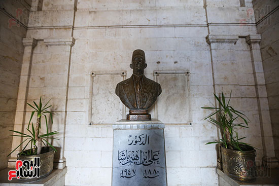تمثال للدكتور علي إبراهيم باشا