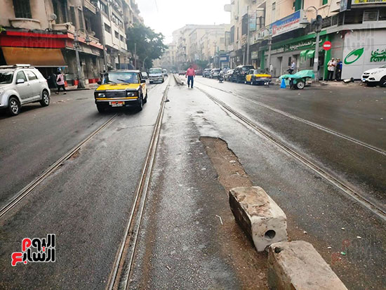 أمطار-خفيفة-علي-وسط-الإسكندرية