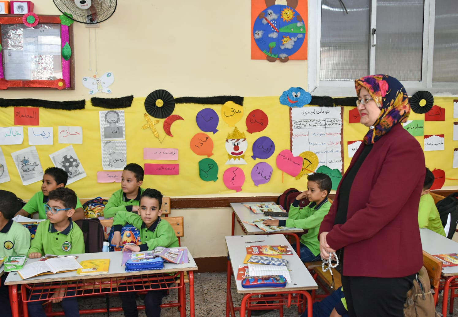 وكيلة وزارة مديرية التربية والتعليم ببورسعيد تتفقد جميع مراحل التعليم
