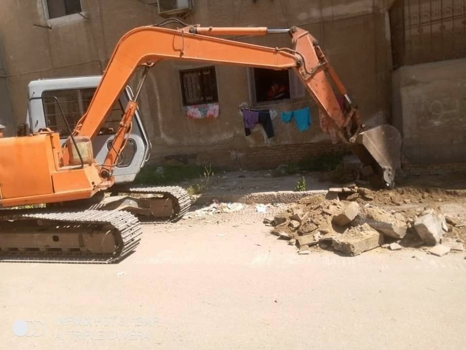 أعمال تطوير منطقة قبضايا في حي الزهور