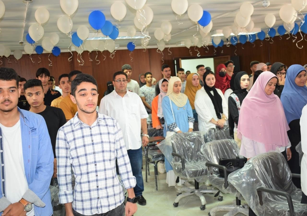 رئيس جامعة العريش يشهد حفل استقبال الطلاب الجدد بكلية الحاسبات والمعلومات (3)