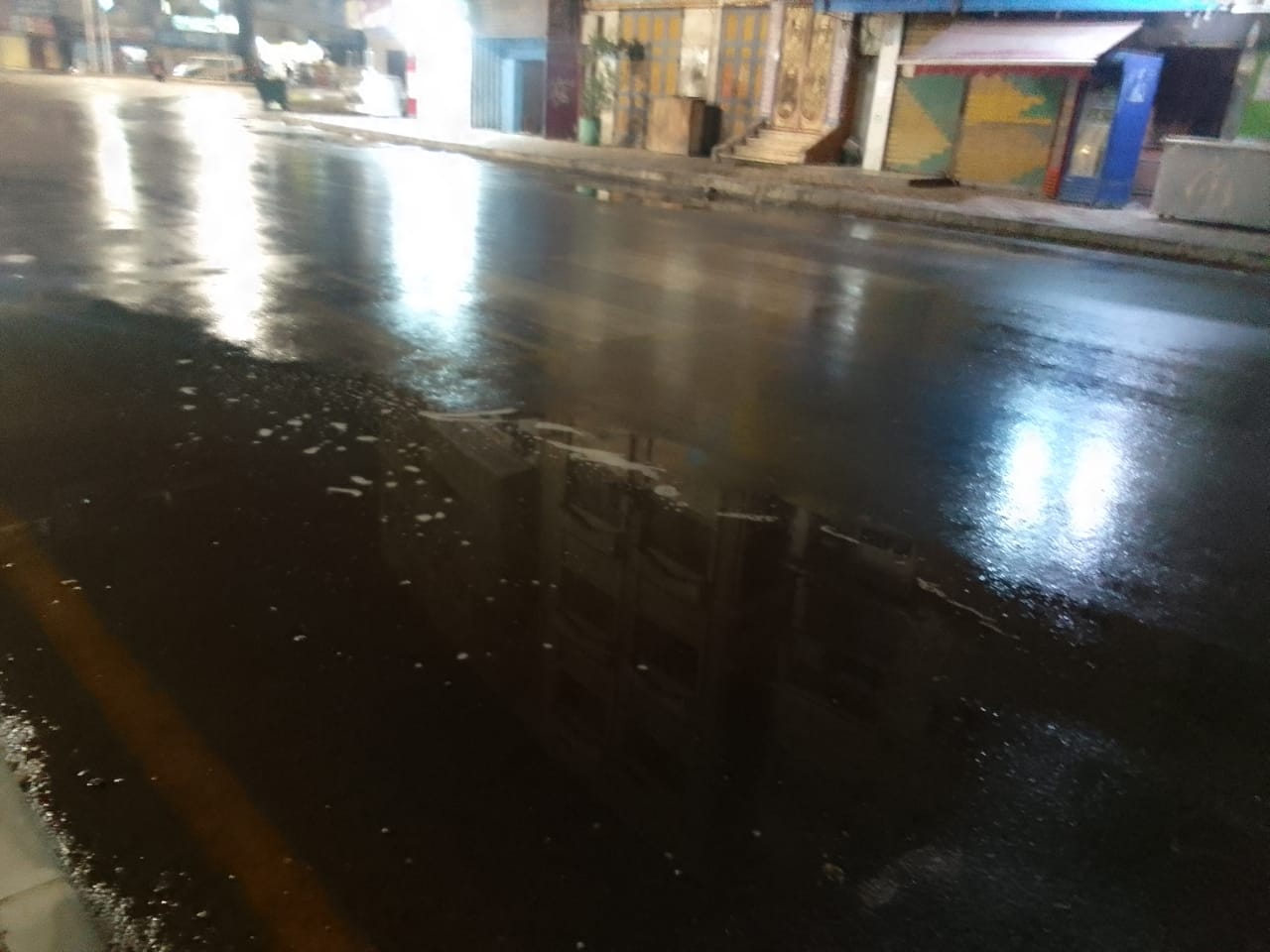 الامطار بشوارع دمياط