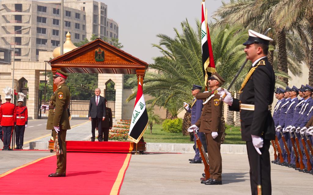 The inauguration ceremony of the new Iraqi president