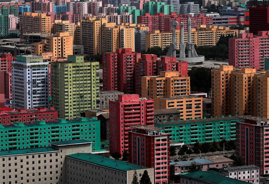المباني الشاهقة في بيونغ يانغ