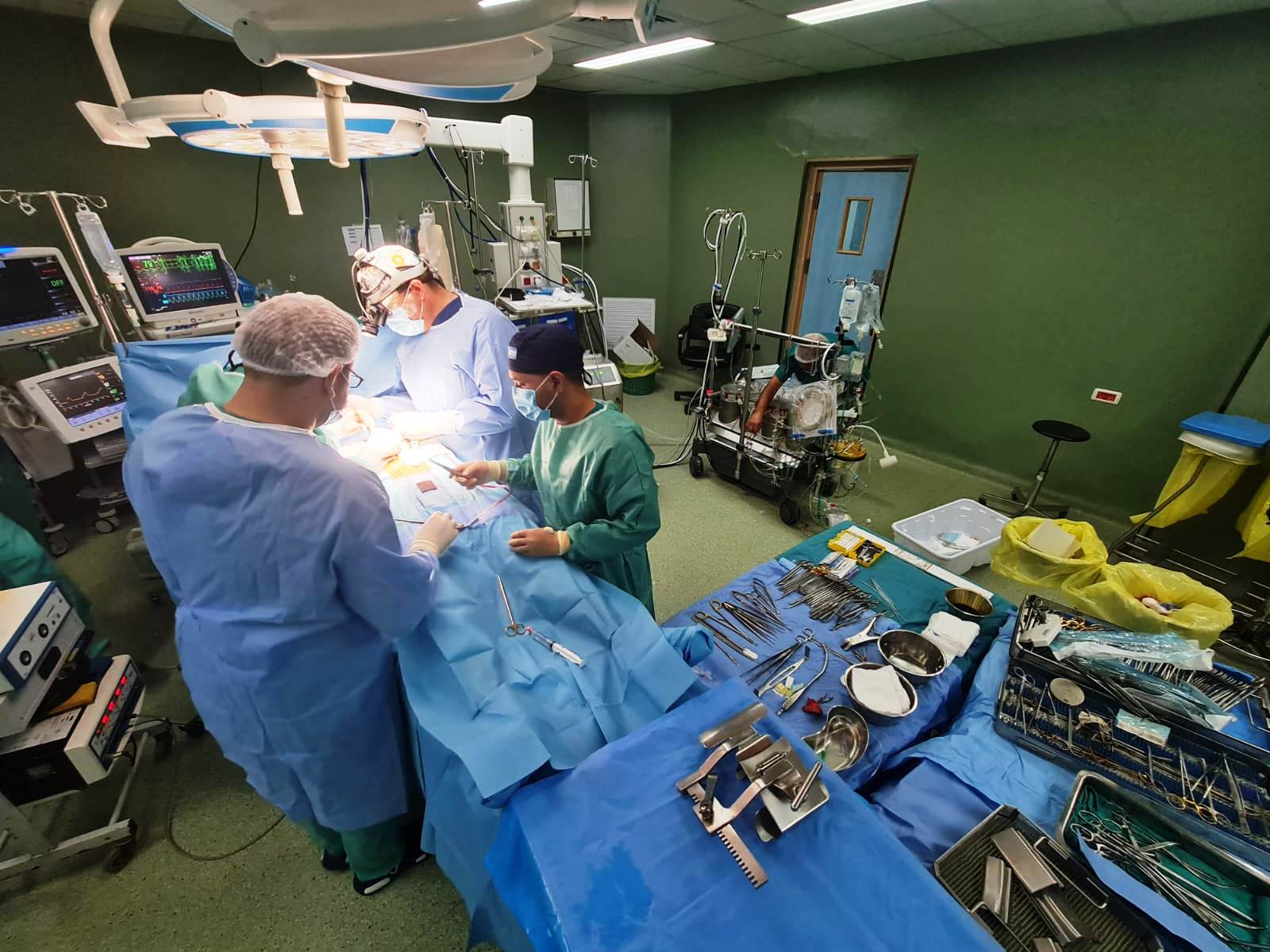 الوفد الطبي المصري يجري عمليات كبرى في غزة