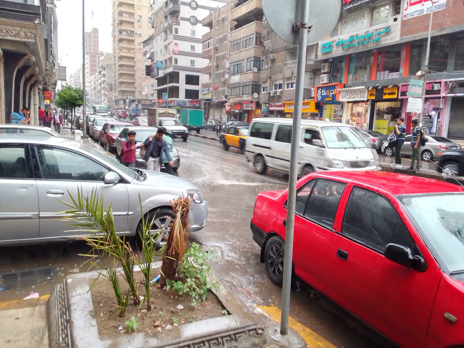 أمطار على محافظة الإسكندرية (1)