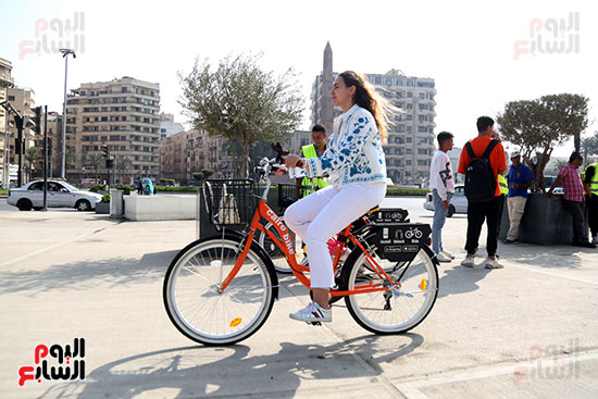 رئيس الوزراء يفتتح مشروع الدراجات  (7)