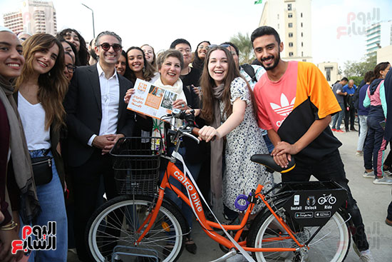 رئيس الوزراء يفتتح مشروع الدراجات  (17)