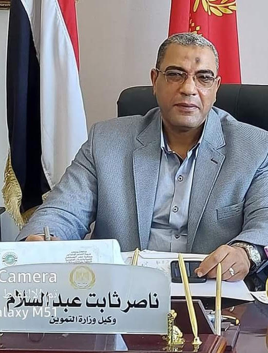 ناصر ثابت وكيل وزارة التموين بمحافظة بورسعيد