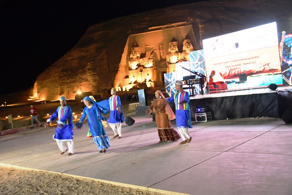 احتفالية تعامد الشمس بمعبد أبوسمبل (1)