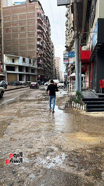 سقوط-أمطار-متوسطة-على-مدينة-المحلة--(4)