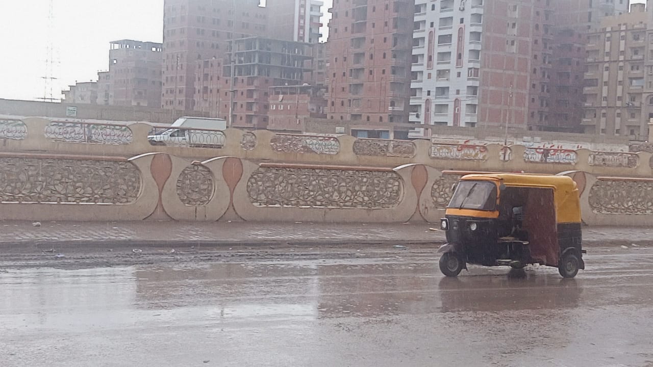امطار غزيرة بكفر الشيخ
