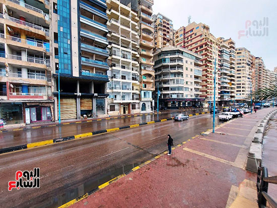 تجدد الأمطار على الإسكندرية وسط موجة جديدة من التقلبات (9)