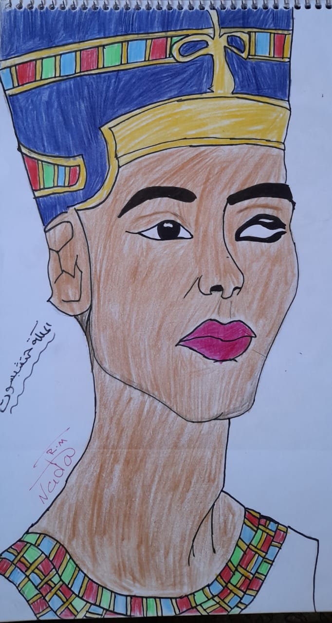 رسمه لشخص فرعوني