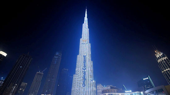 برج خليفة يضىء بالسلسلة الوثائقية أم الدنيا (3)