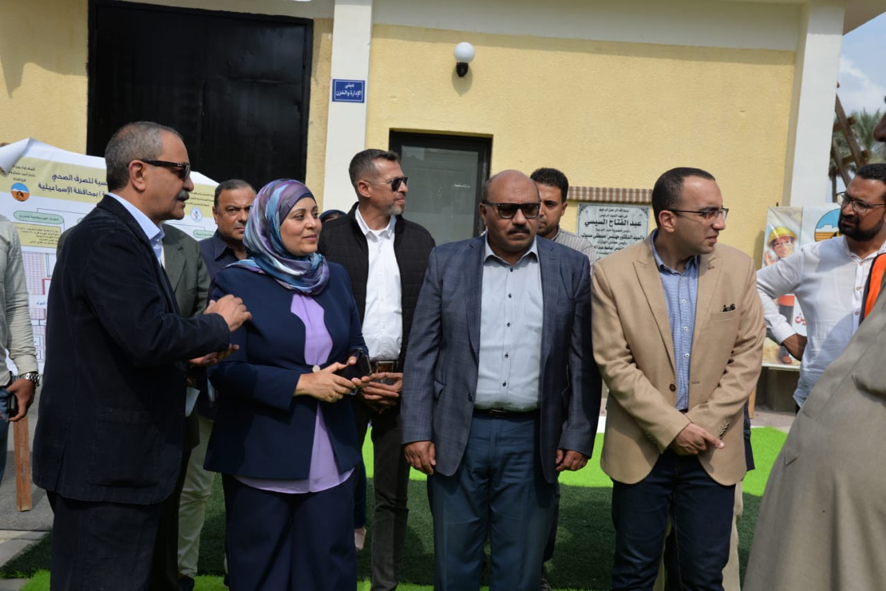 افتتاح محطة رفع الصرف الصحي الرئيسية بقرية أبوصوير البلد الواصفية بالإسماعيلية (3)